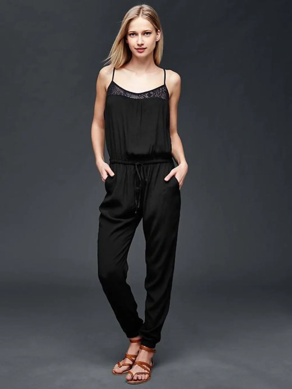 Gap Black Jumpsuit